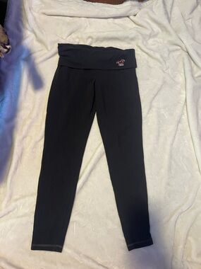 Hollister Gray High-Rise Fold-Over Leggings